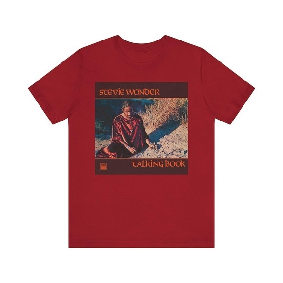 Other - Stevie Wonder Shirt, TALKING BOOK! Marvin Gaye, Hotter Than July! Red Shirt